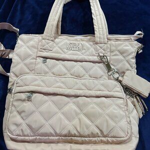 Steve Madden Pink Quilted Shoulder Bag